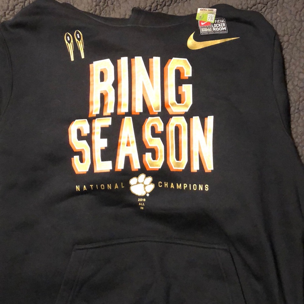 New! Clemson Nike Hoodie National Champions